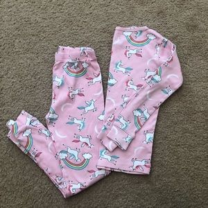 Girls 4 piece pajama set, size 8